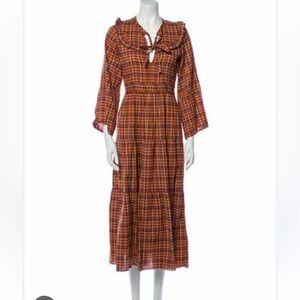 Doen plaid dress size small